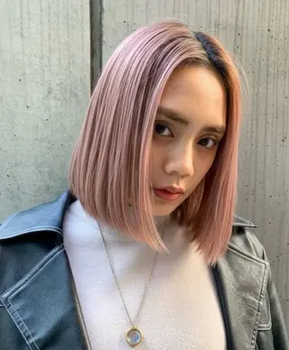 ミディアム カラー 池袋/レイヤーカット /ブリーチ/YUTAのヘアスタイル