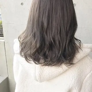 セミロング カラー ヘアアレンジ Satsuki ✂︎♡のヘアスタイル