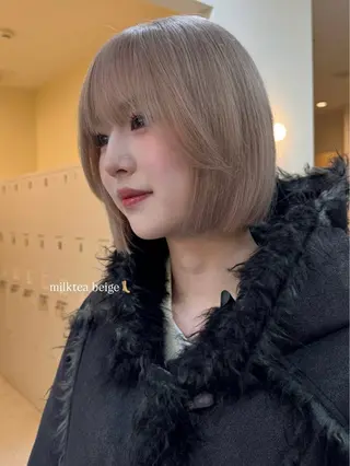 カラー 山下 莉歩のヘアスタイル