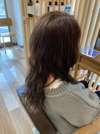 カラー パーマ ku-to  東川口所属・ku-to 井上　晴日のヘアスタイル