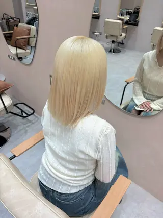 ミディアム 🪐レイヤー/抜け感 カラー/加野彩果🪐のヘアスタイル