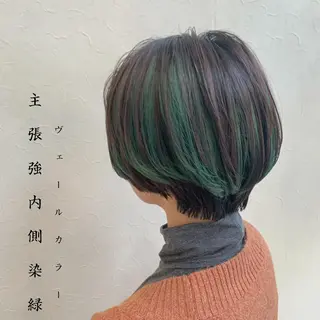 ショート カラー メンズ指名多数!! 田島史也のヘアスタイル