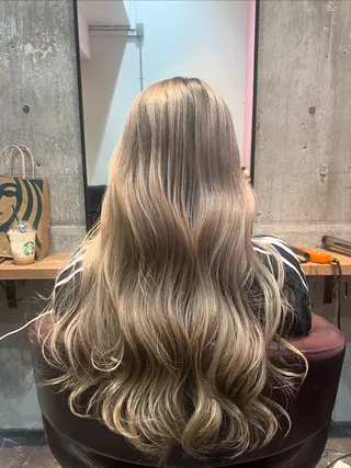 ロング カラー ヘアアレンジ kayo吉祥寺カラー モデル募集中✨のヘアスタイル