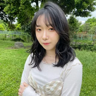 セミロング カラー 髪質改善 /市村 優音のヘアスタイル