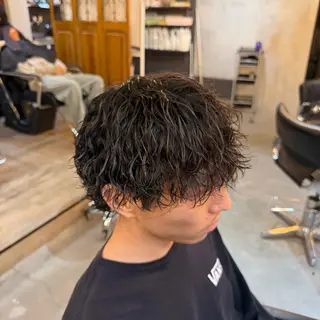 パーマ メンズ 縮毛矯正/ツイスパ /ショート/結希のヘアスタイル