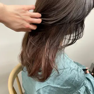 ミディアム カラー exfa sakura🪞のヘアスタイル