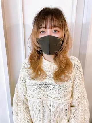 セミロング やまぎし ひろきのヘアスタイル