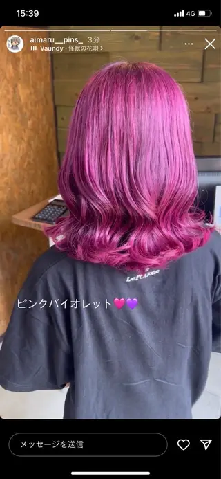ミディアム カラー 🫟Blanco🫟 Color&Careのヘアスタイル