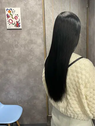 ロング カラー 高橋 くるみのヘアスタイル