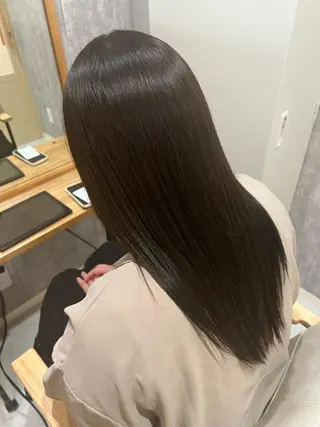 ロング カラー パーマ 🌈髪質改善・美髪矯 正・平野瀬乃🌈のヘアスタイル