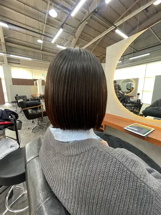 ミディアム 佐藤 菜穂のヘアスタイル