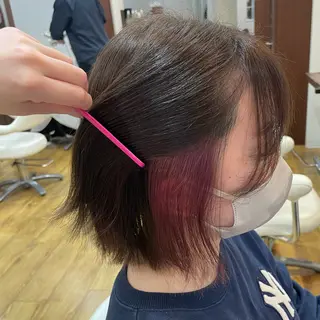 ミディアム 💖ダブルカラー/ ヘアセット/晴香💖のヘアスタイル