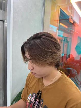 パーマ メンズ 齊藤 大地のヘアスタイル