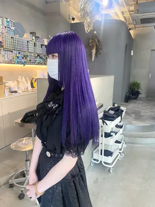 ロング カラー 前橋 姫奈のヘアスタイル