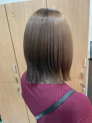 ミディアム 鈴木 梨瑚のヘアスタイル