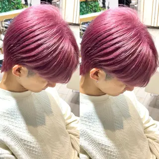 ミディアム カラー メンズ 髪質改善矯正/カラー /吉祥寺 mariのヘアスタイル