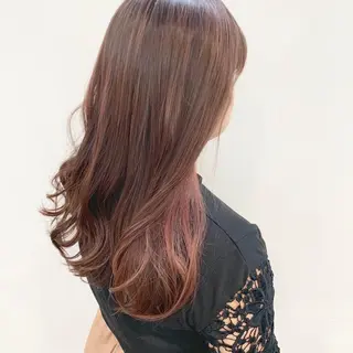 セミロング デジタルパーマ🫧 韓国風ヘア🫧サクラのヘアスタイル