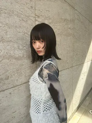 ミディアム カラー kaho🐏🦩 テストモデル募集中のヘアスタイル