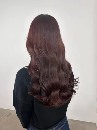 ロング 縮毛矯正 宮本晃成のヘアスタイル