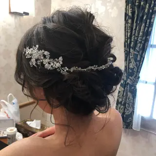 セミロング ヘアアレンジ pep natsumiのヘアスタイル