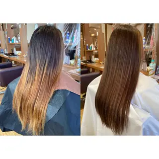 ロング カラー ヘアアレンジ topstylist 野口 雅のヘアスタイル