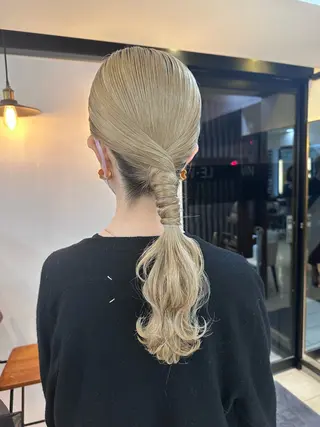 ヘアアレンジ mio/【日本橋】 撮影モデルのヘアスタイル