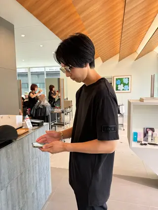 メンズ シャドウパーマ 田形清流のヘアスタイル