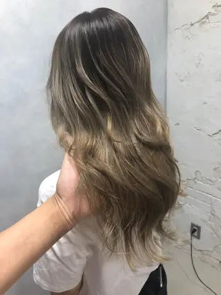 セミロング カラー welring hair salonのヘアスタイル