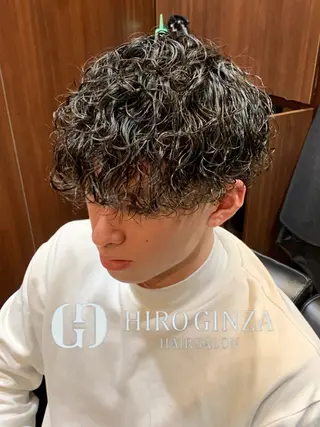 パーマ メンズ メンズパーマ職人馬場 和哉のヘアスタイル