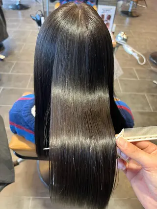ロング カラー ツヤ髪の匠/髪質改善 山本晃太のヘアスタイル