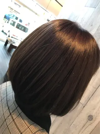 カラー 中山 ルミ子のヘアスタイル