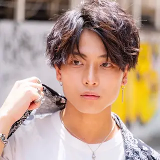 ショート カラー パーマ メンズ アイブロウ 丁寧なカウンセリング 🌿Chiemi🌿のヘアスタイル