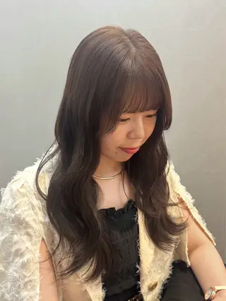 ミディアム カラー 髪質改善/レイヤー/ 🐣kokoro🌸のヘアスタイル