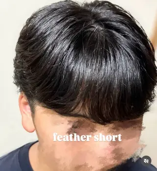 メンズ RYU/メンズ /センターパートのヘアスタイル