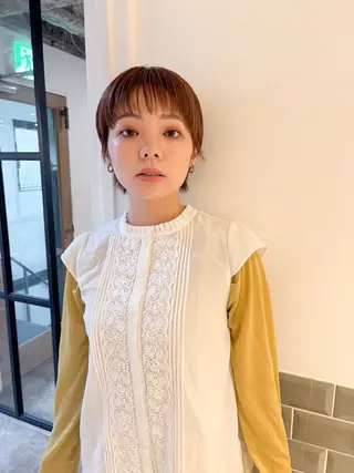ショート カラー Takuma Suzuki中目黒のヘアスタイル
