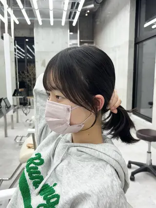 ミディアム mei / レイヤー 顔まわり 🤍のヘアスタイル