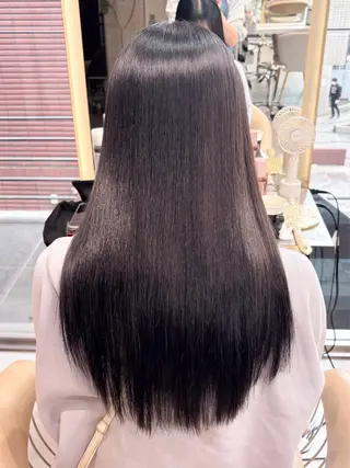 ロング 💖ボブ/縮毛矯正 顔周りレイヤー/ユイのヘアスタイル
