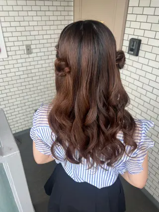 ヘアアレンジ 大人可愛いヘアメイク 💋🧚‍♀️しずかのヘアスタイル