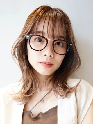ミディアム カラー 似合わせレディース/ メンズ/あゆかのヘアスタイル