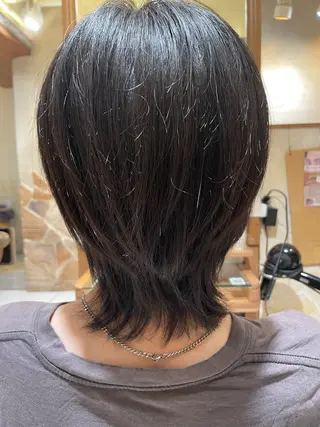 ミディアム ヘアアレンジ メンズ 新宿/ハイトーン カラー/AKI🍎のヘアスタイル