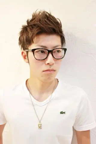 メンズ 所渉/韓国レイヤー /ウルフカットのヘアスタイル