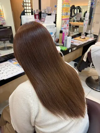 ロング ブリーチカラー/鶴川 /ハイトーン/あいのヘアスタイル