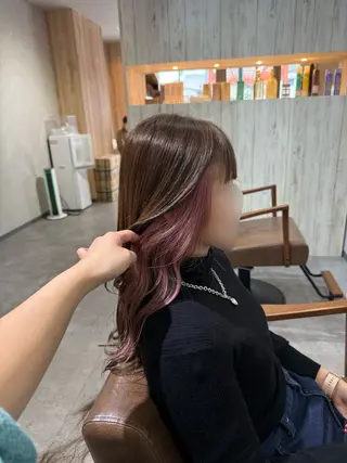 ロング カラー Bish Yanaのヘアスタイル
