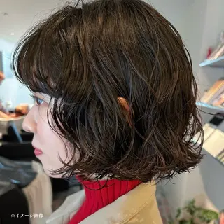 ショート パーマ manami/ ハッシュレイヤーのヘアスタイル