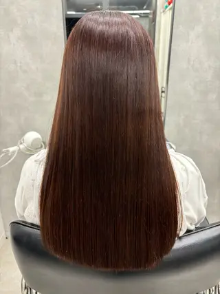 ロング カラー すぐ巻ける縮毛矯正 🍀勝倉　麗のヘアスタイル