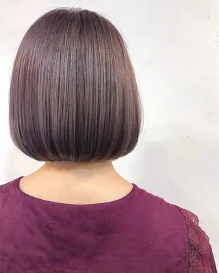 ショート カラー 【韓国ヘア×透明感 カラー】笹谷 莉未のヘアスタイル