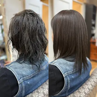 ミディアム dolphin ドルフィンオーナーのヘアスタイル