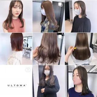 ミディアム カラー マンツーマン半個室 tamuraのヘアスタイル