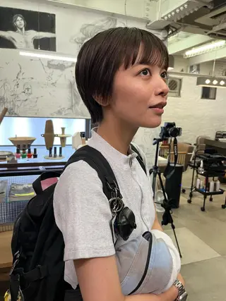 ショート カラー eri kinjoのヘアスタイル