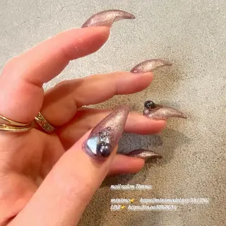 ロング NAILSALON 🍔Timna🍟のネイルデザイン